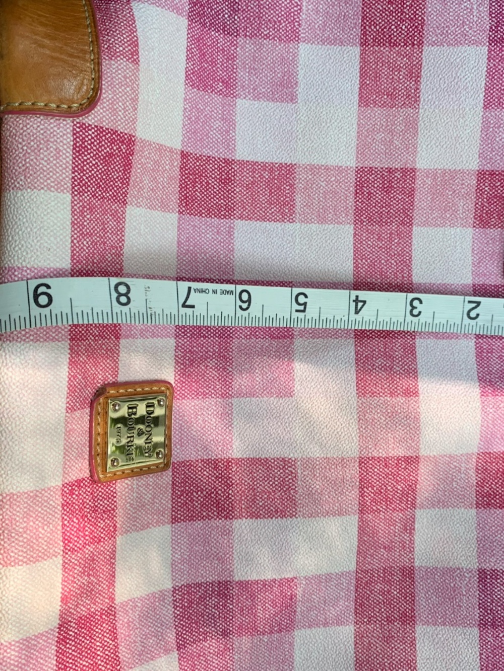 Dooney & Bourke Quadretto Pink Purse - Picture 3 of 11